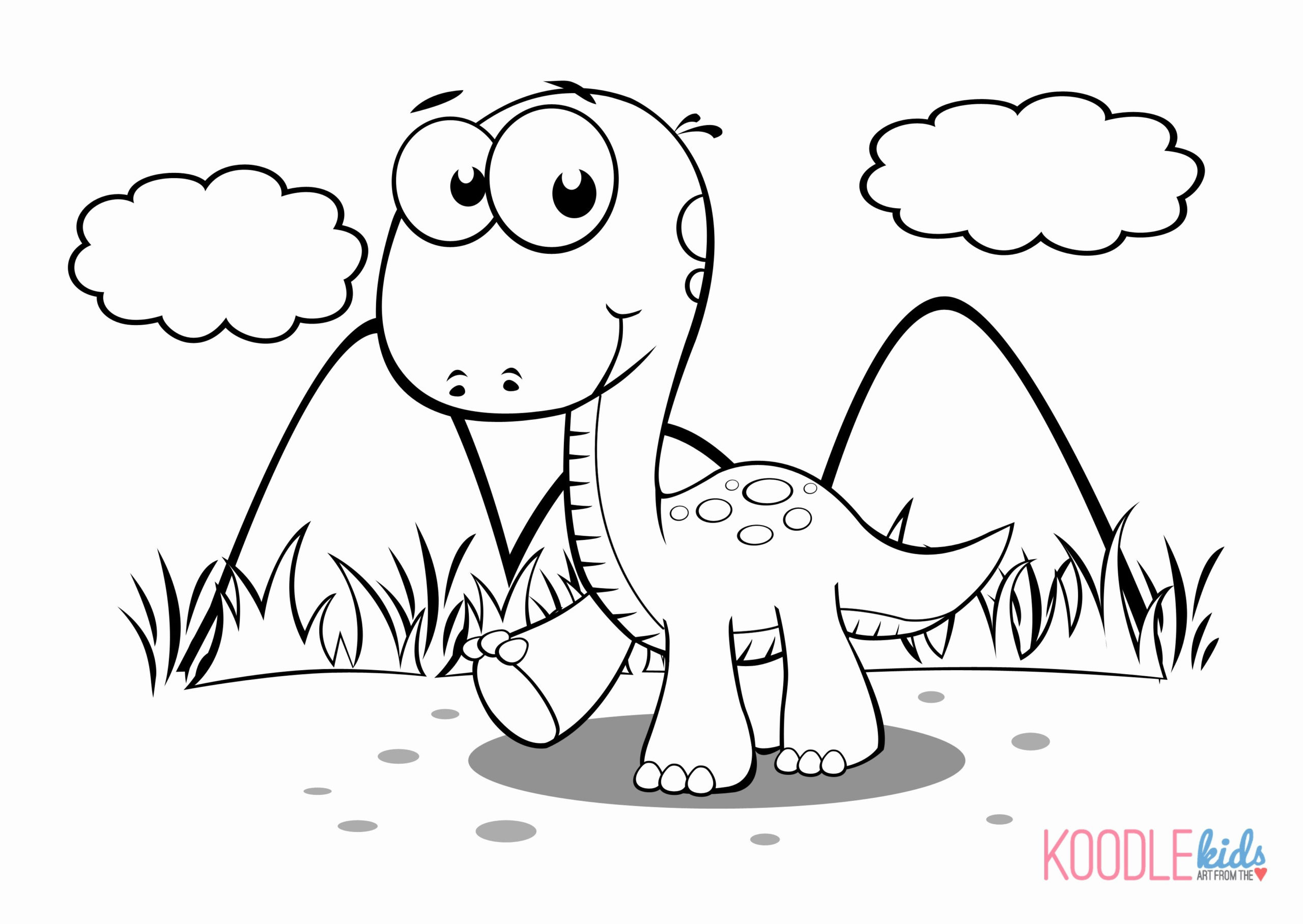 Printable Dinosaur Coloring Pages PDF | Dinosaur Coloring Pages Printable