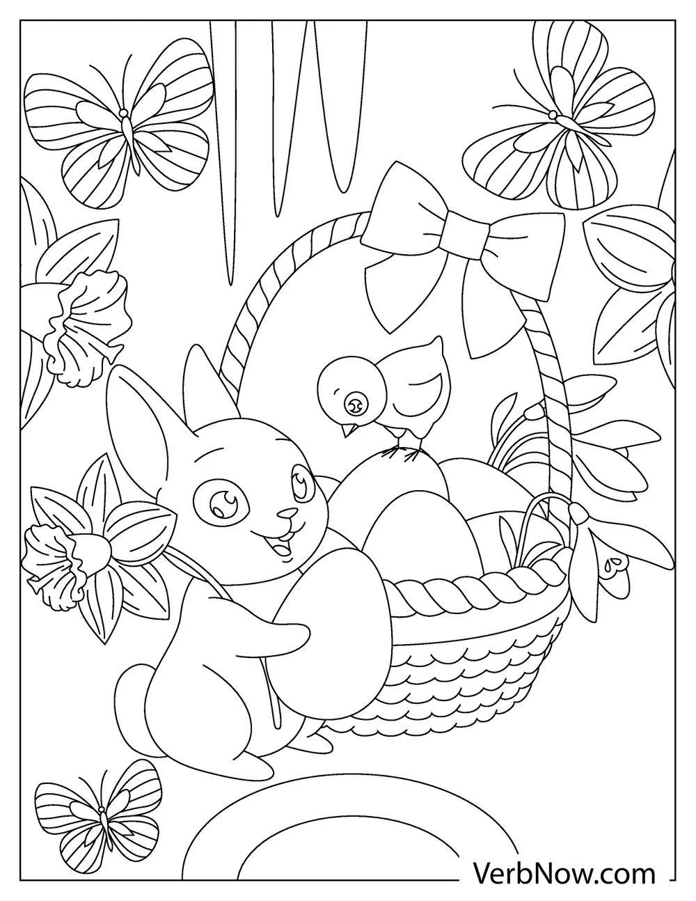 22 Free Easter Bunny Coloring Pages (Printable Pdf) for Printable Crayola Easter Coloring Pages