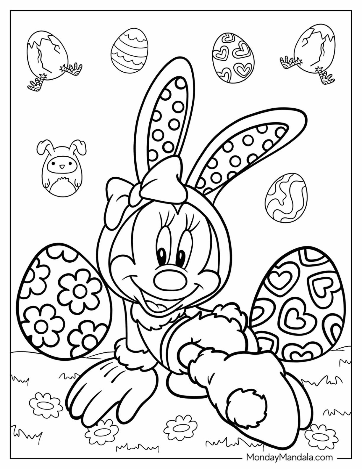 24 Disney Easter Coloring Pages (Free Pdf Printables) intended for Disney Easter Printable Coloring Pages