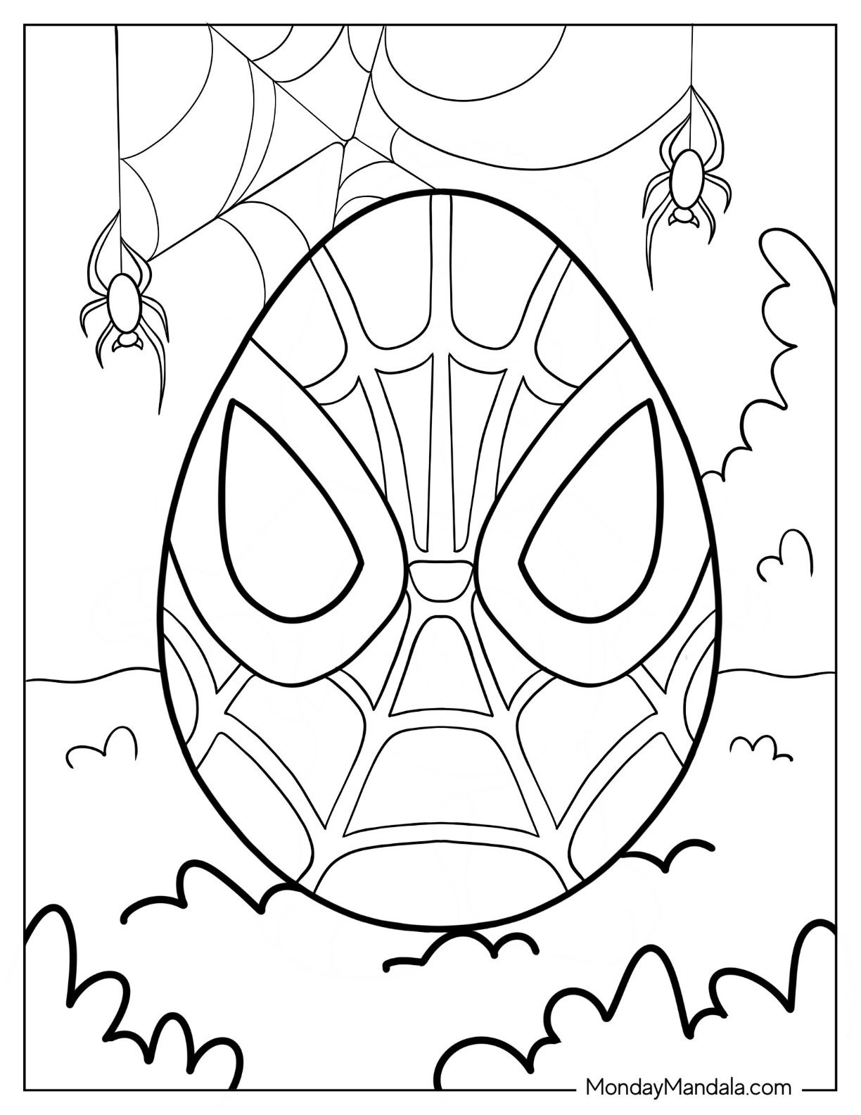 26 Easter Egg Coloring Pages (Free Pdf Printables) with Free Printable Easter Eggs Mandala Coloring Pages