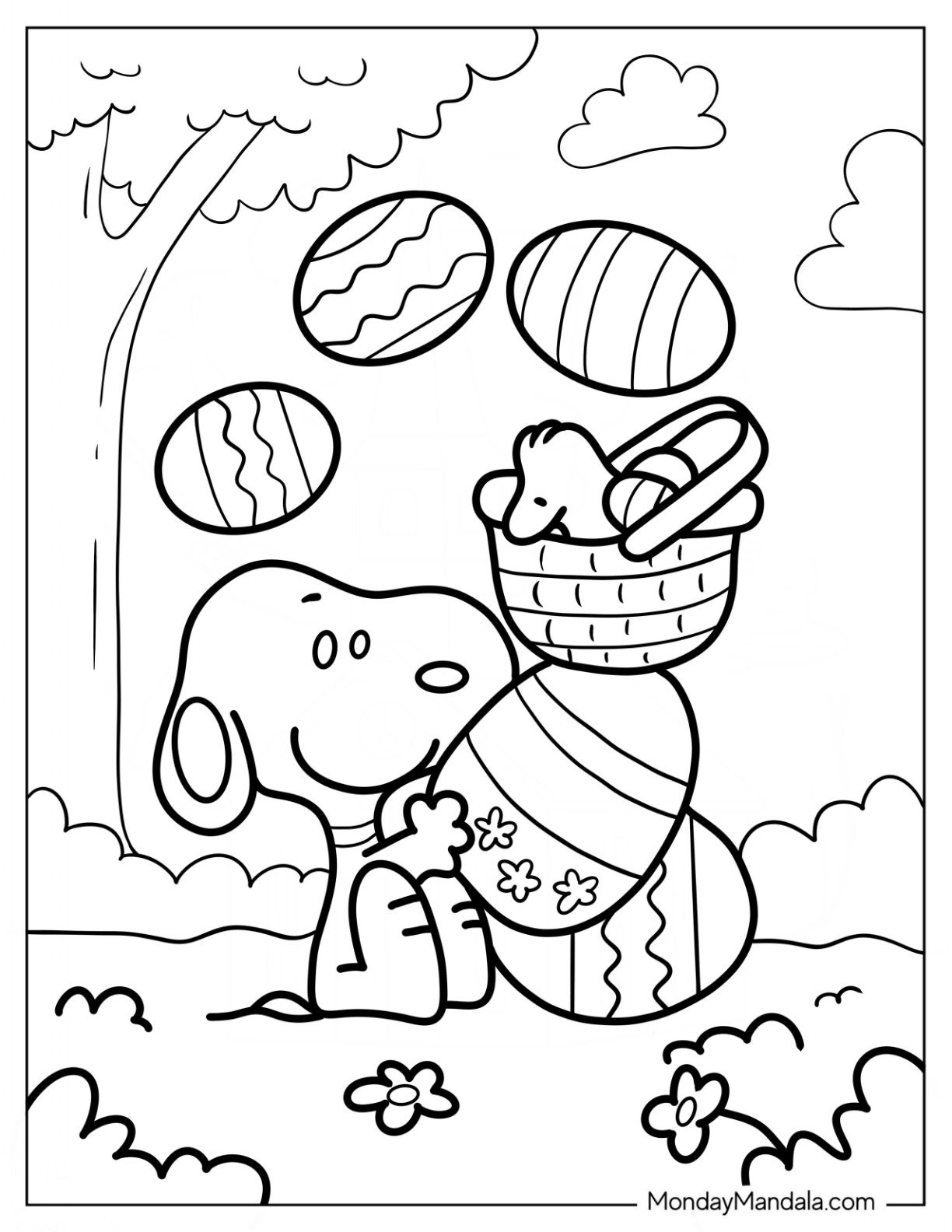 300 Easter Coloring Pages (Free Pdf Printables) with Free Printable Easter and Spring Coloring Pages