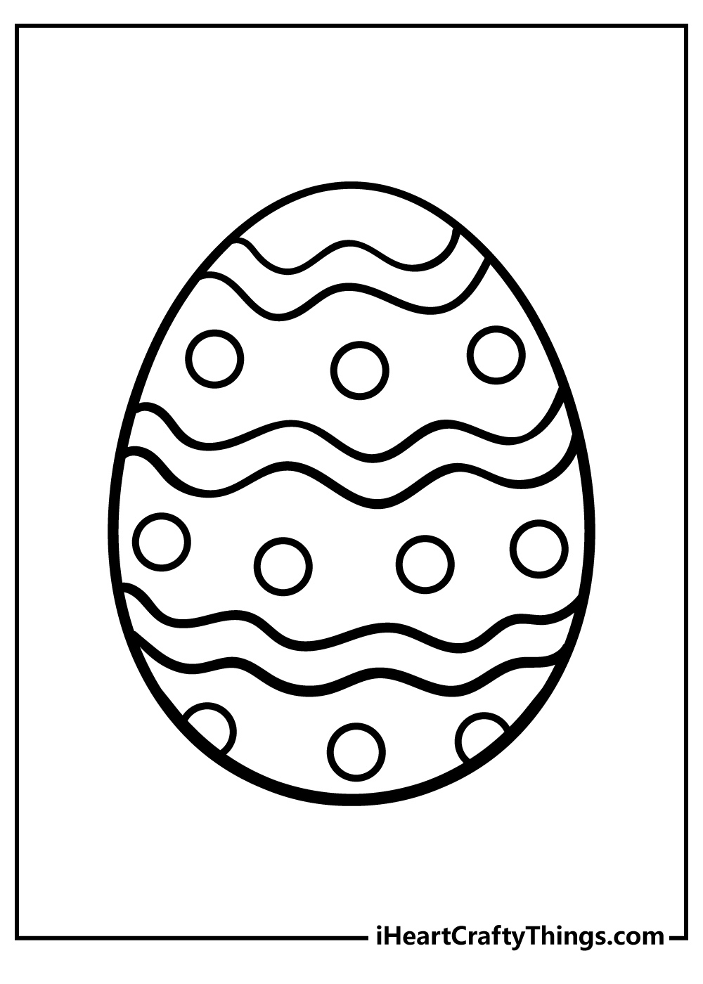 40 Easter Egg Coloring Pages (100% Free Printables) with Printable Easter Eggs Color Pages