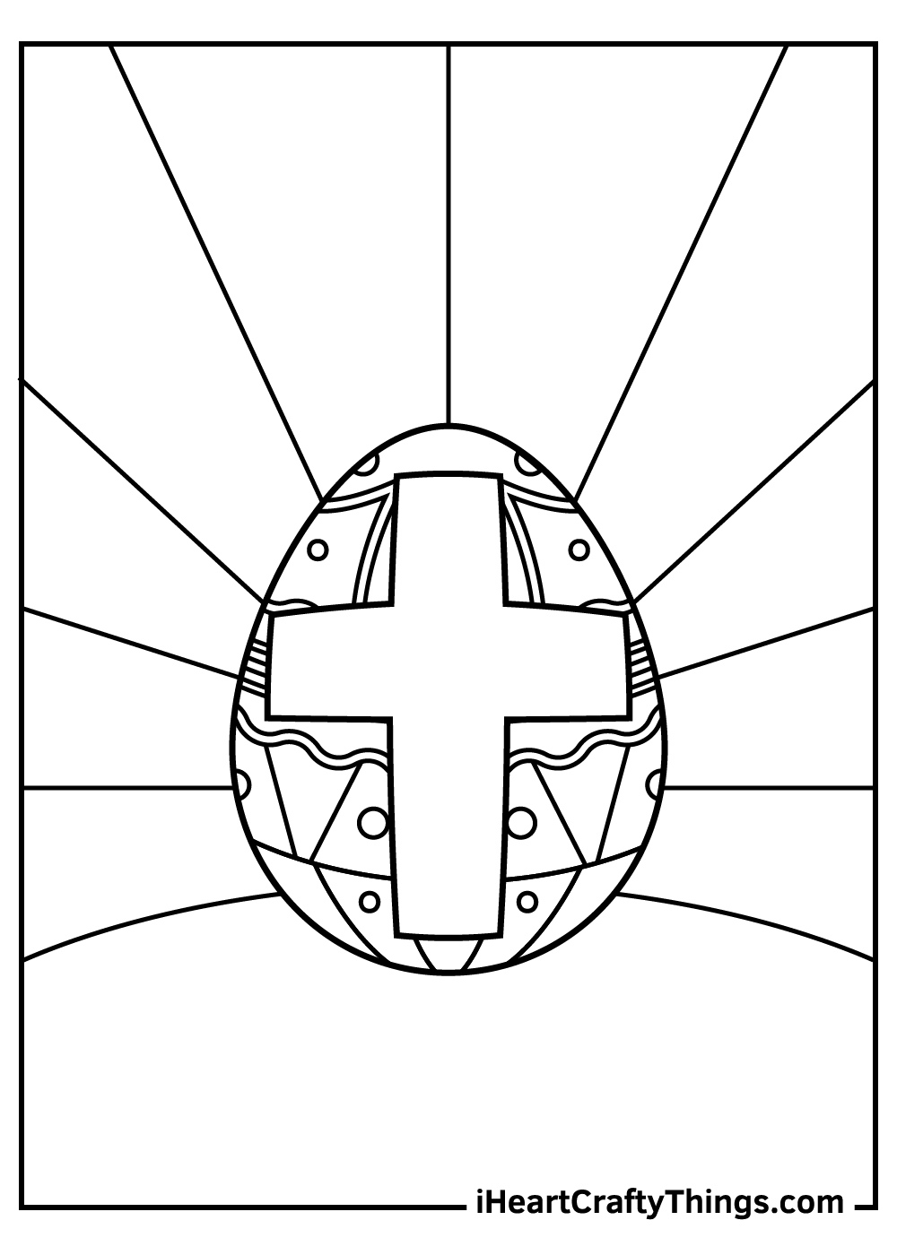 Easter Coloring Pages: 36 Free Printable Pdf Sheets For Kids for Printable Religious Easter Eggs Coloring Pages