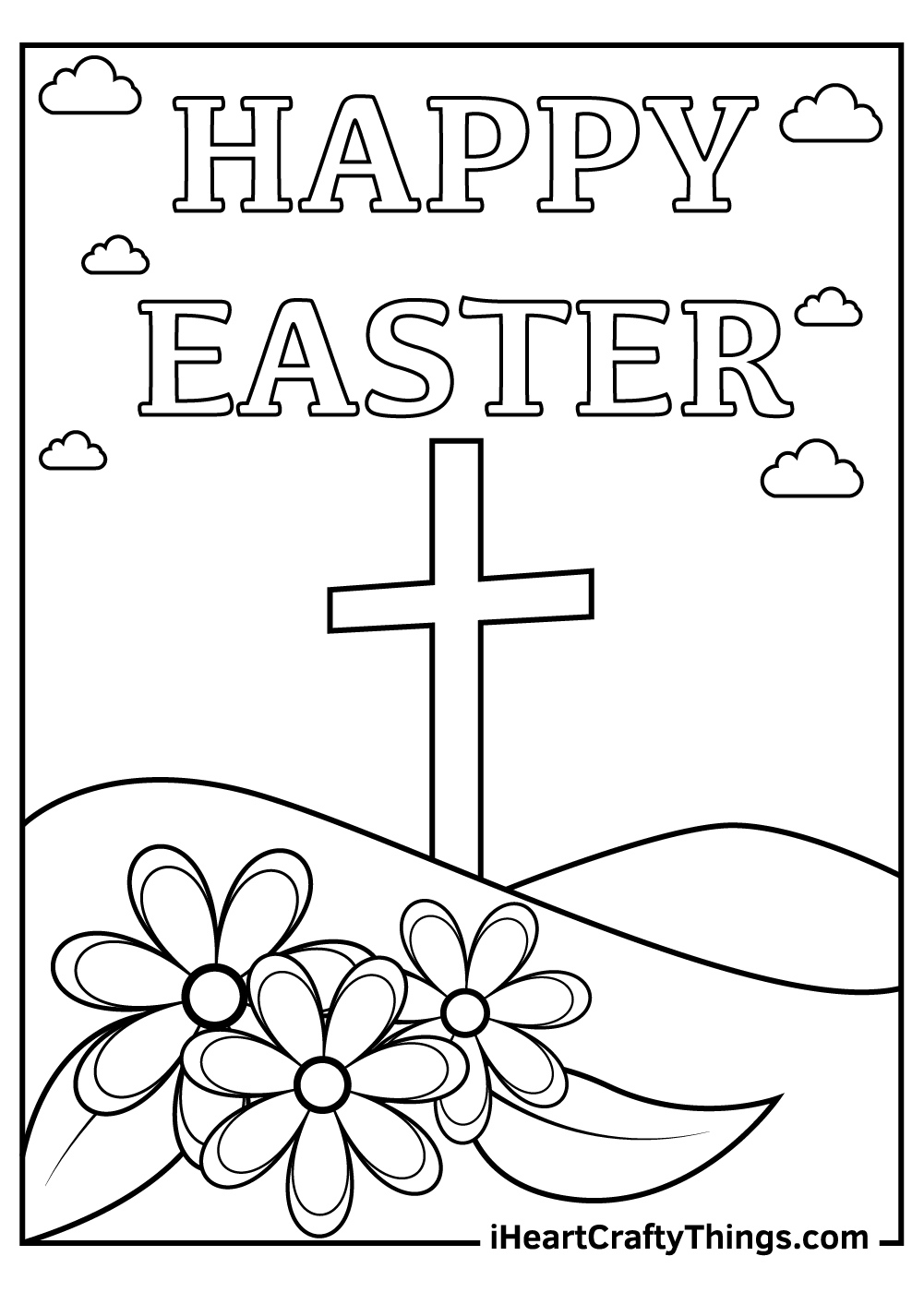 Easter Coloring Pages: 36 Free Printable Pdf Sheets For Kids intended for Printable Religious Easter Coloring Pages