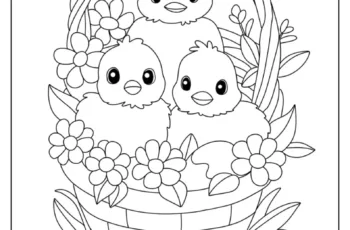 Easter Coloring Printable Pages