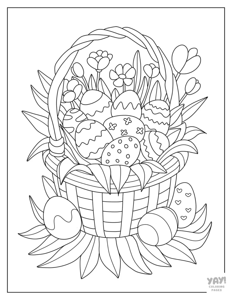 Easter Coloring Pages (Free Printables) throughout Free Printable Adult Easter Coloring Pages