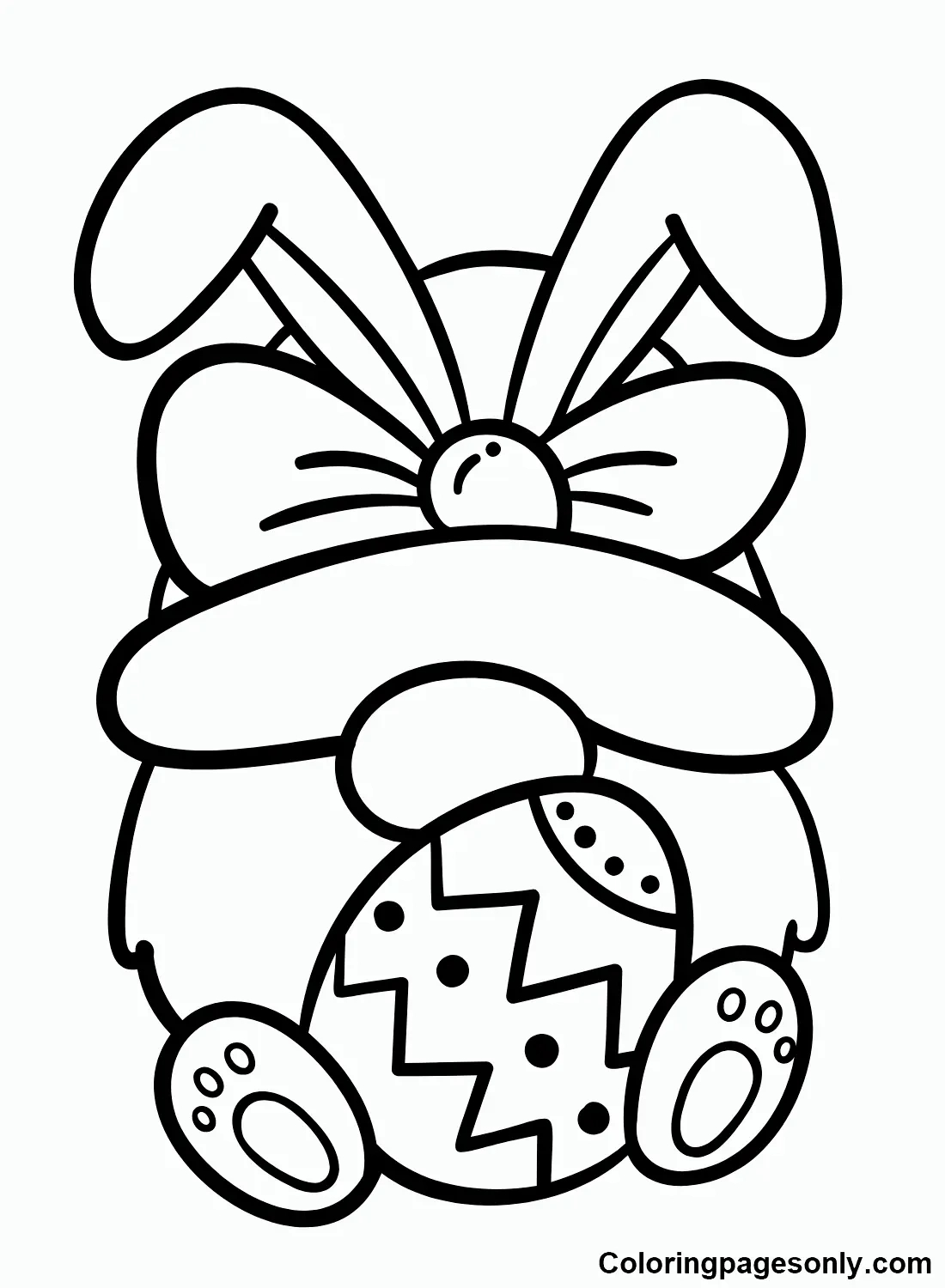 Easter Gnome Coloring Pages To Print - Free Printable Coloring Pages regarding Free Printable Easter Gnome Coloring Pages