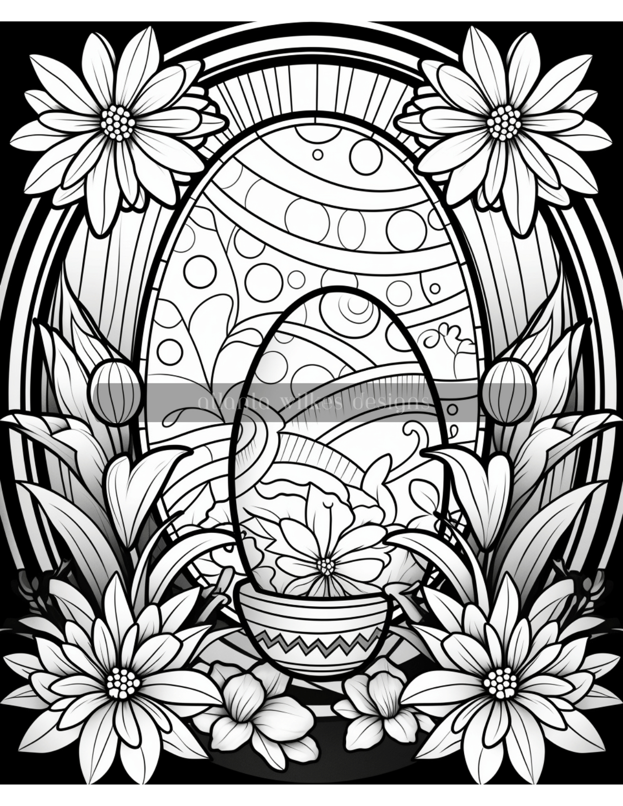 Easter Stained Glass Coloring Book Download for Printable Easter Stained Glass Coloring Pages
