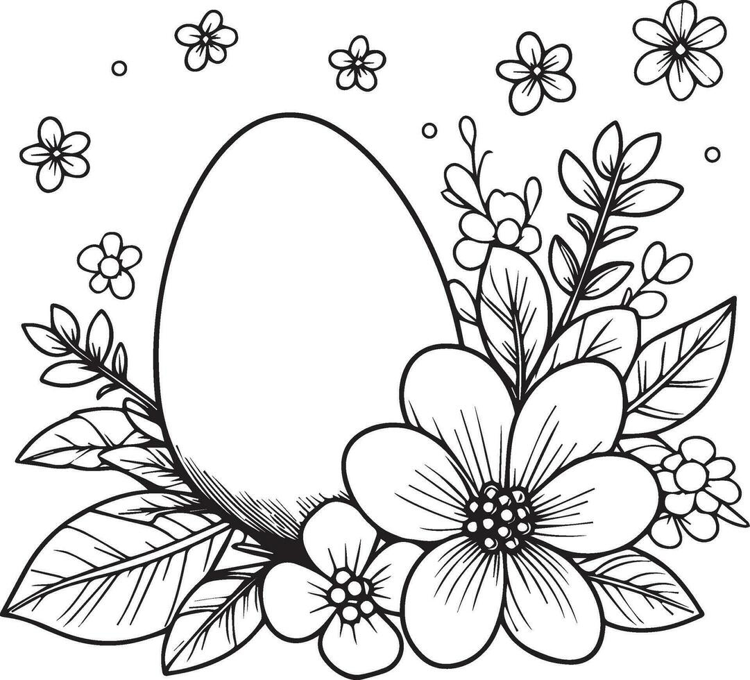 Egg-Citing Garden Rabbit Printable Easter Coloring Pages Pdf for Printable Coloring Pages Easter Eggs