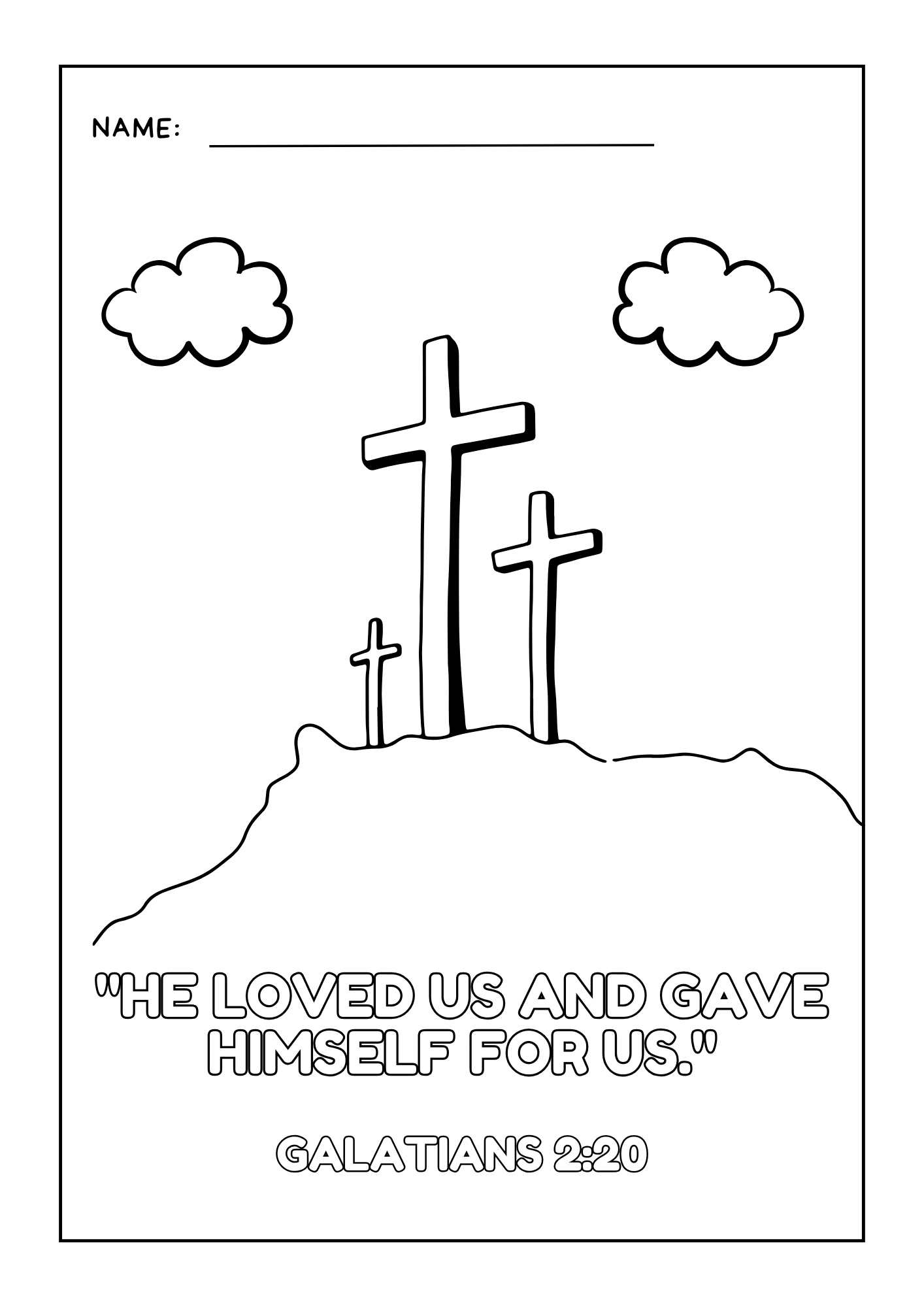 Free Christian Printable Easter Coloring Pages With Bible Verses for Printable Coloring Pages Of Easter Occording To The Bible