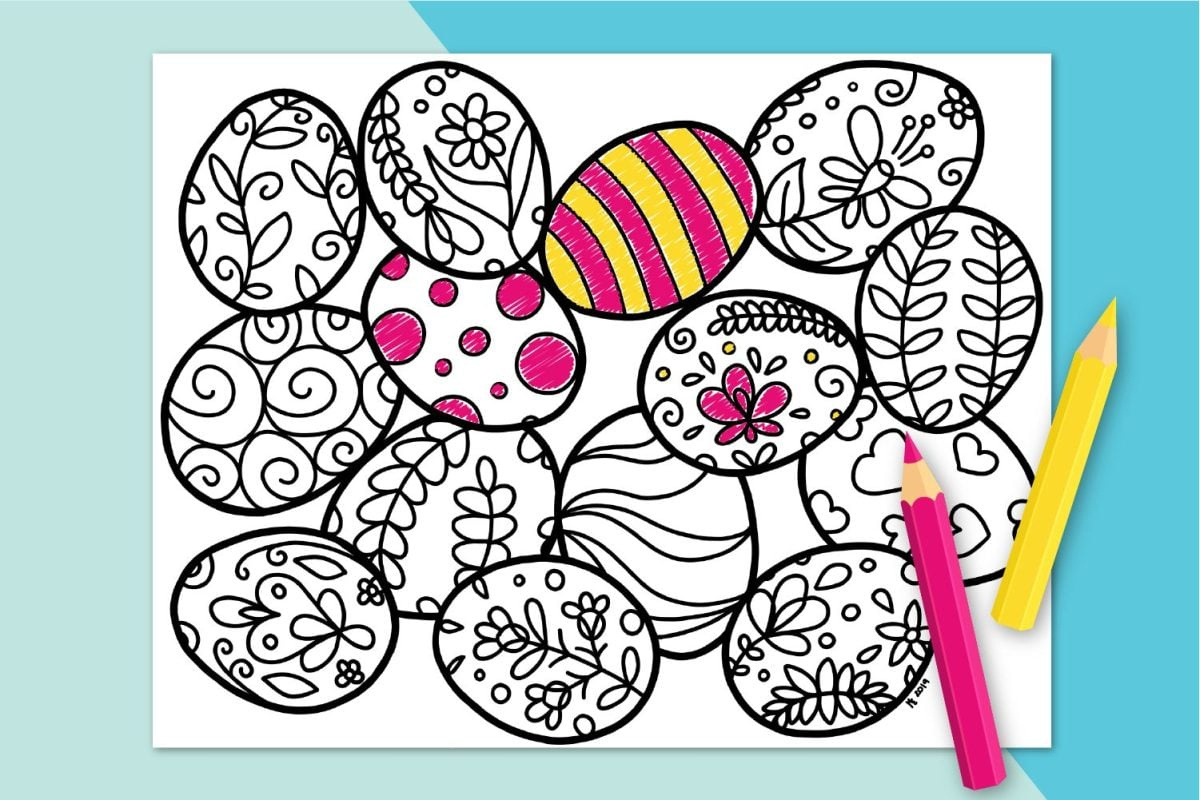 Free Printable Easter Coloring Page - Hey, Let&amp;#039;S Make Stuff intended for Printable Crayola Easter Coloring Pages