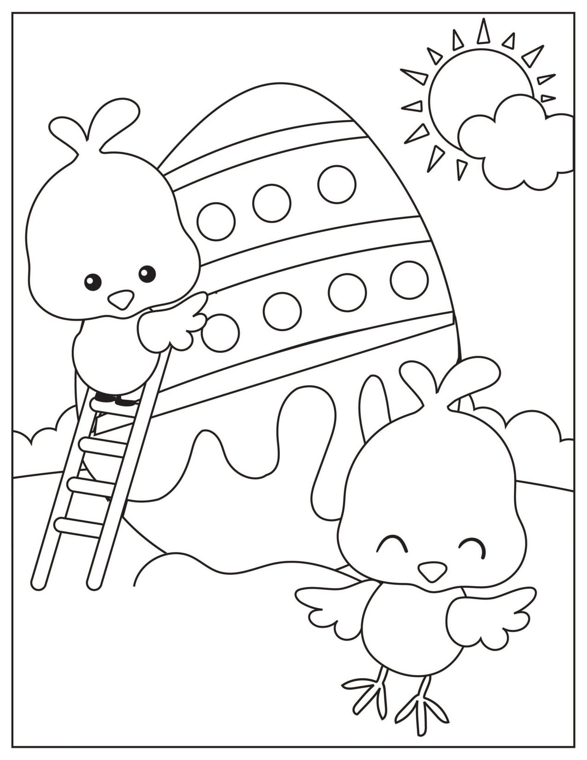 Free Printable Easter Coloring Pages - Crafty Morning with Preschool Free Printable Easter Coloring Pages