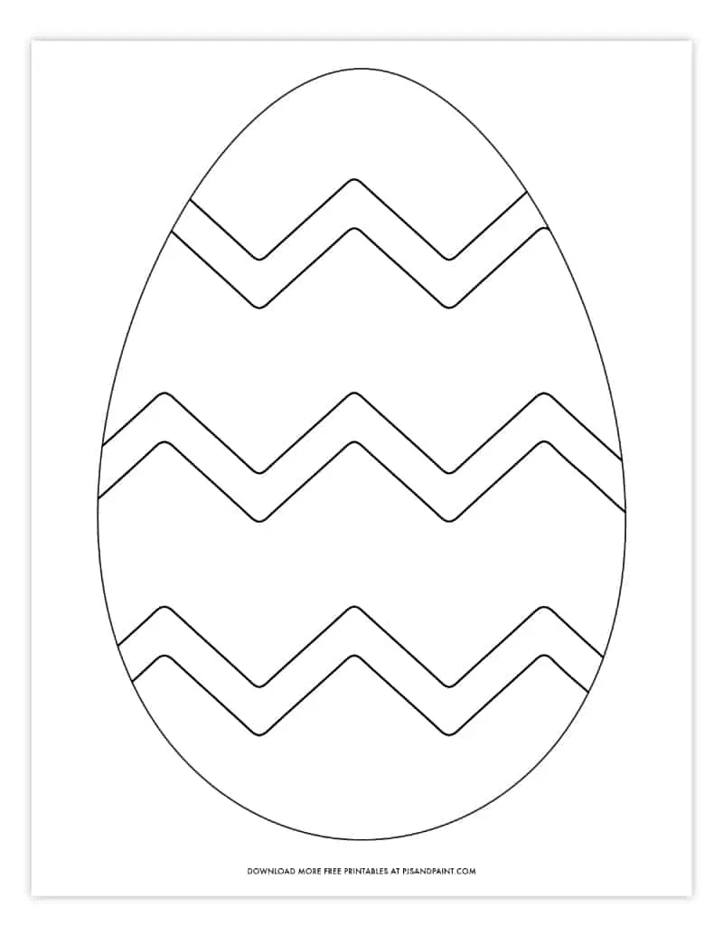 Free Printable Easter Egg Coloring Pages - Easter Egg Template regarding Free Printable Easter Eggs Color Pages