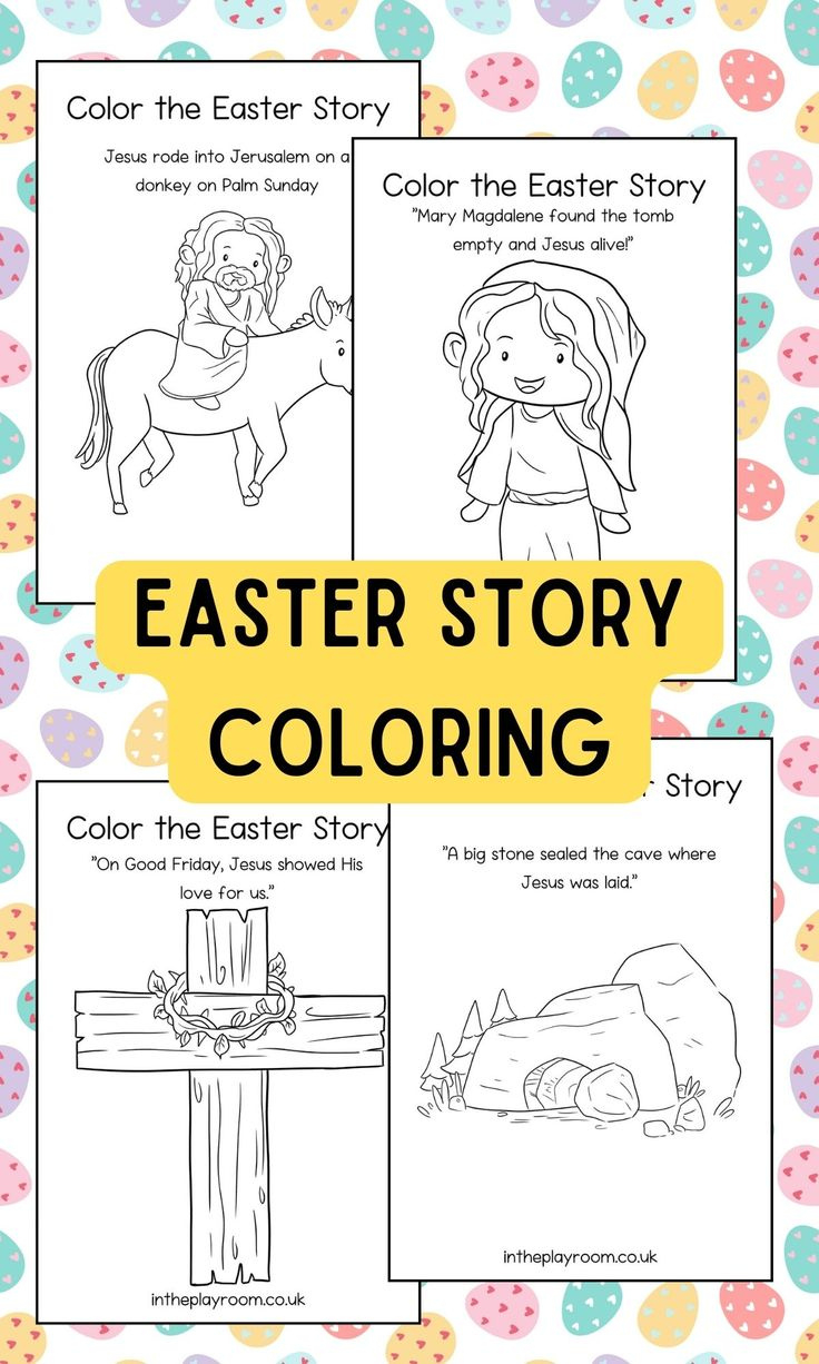 Free Printable Easter Story Coloring Pages For Kids regarding Free Printable Easter Story Coloring Pages Printable