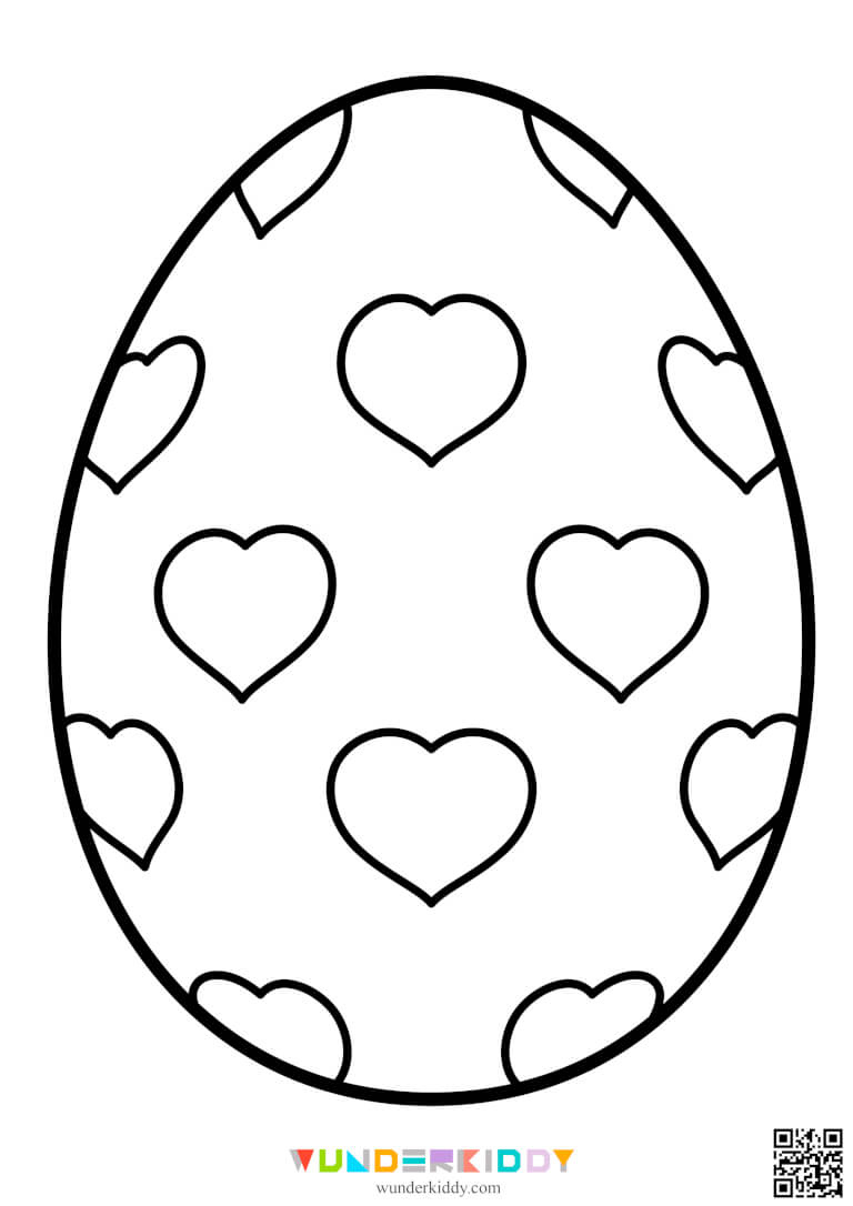 Printable Easter Egg Template And Colouring Page Pdf pertaining to Printable Coloring Pages Easter Eggs