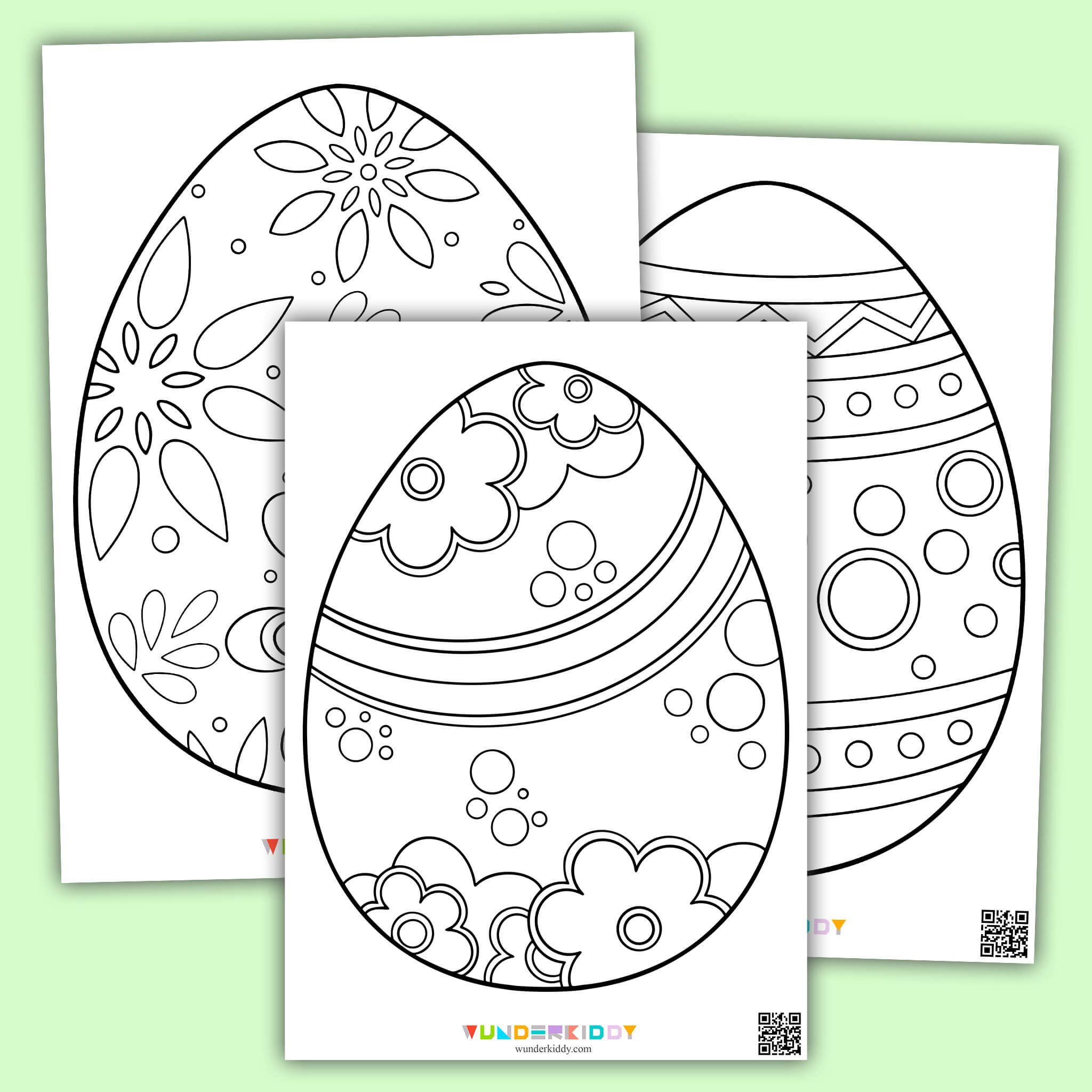 Printable Easter Egg Template And Colouring Page Pdf regarding Free Easter Eggs Coloring Pages Printable