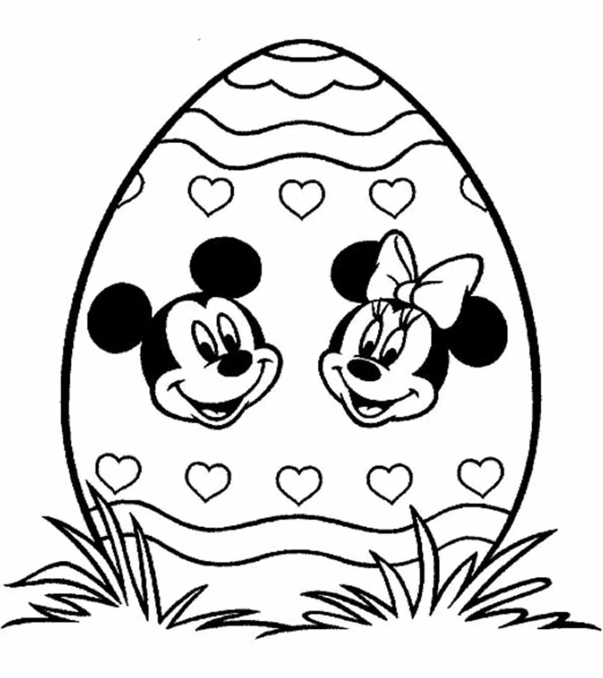 Top 10 Disney Easter Coloring Pages For Your Toddler for Disney Easter Printable Coloring Pages